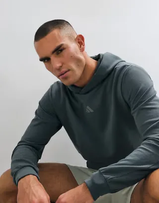 adidas Training D4T hoodie in legend ivy