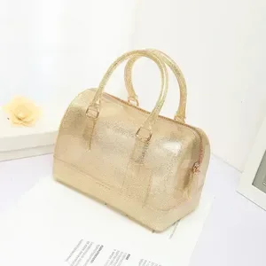 Summer Jelly Bag One Shoulder Crossbody Portable Pillow Bag Macaron Color Medium Candy Bag for Women