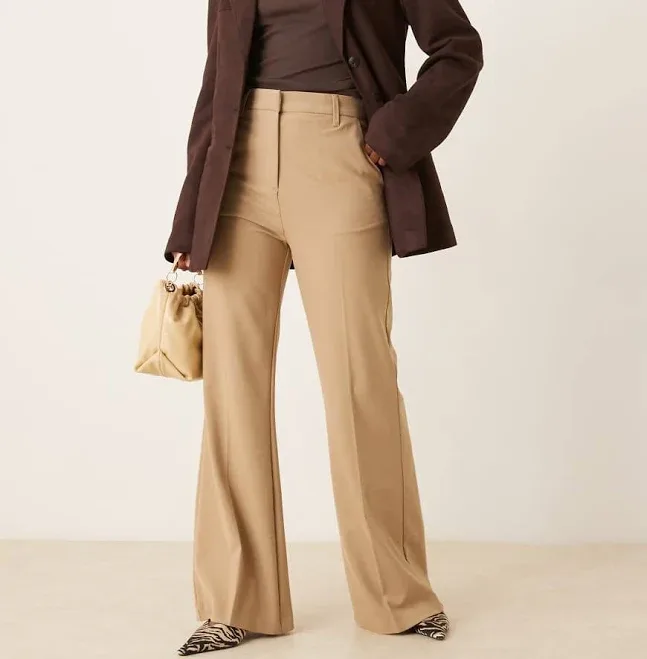 ASOS DESIGN tailored snatch flare pants