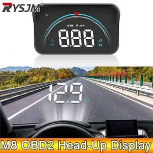 AD M8 OBD2 Head-Up Display - Digital Car Speedometer with Over Speed Alarm - HUD Projector Auto Electronics Accessories