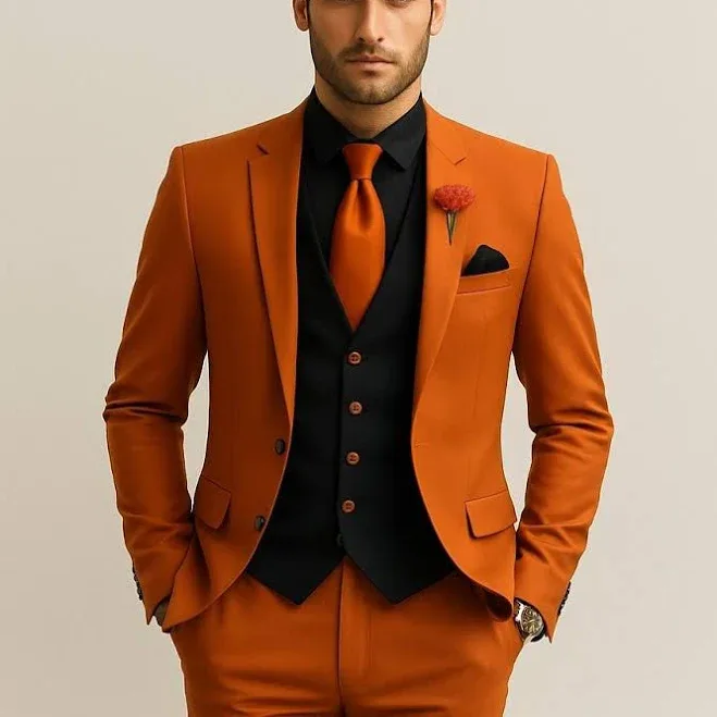 Men's Slim Fit 3 Piece Suit