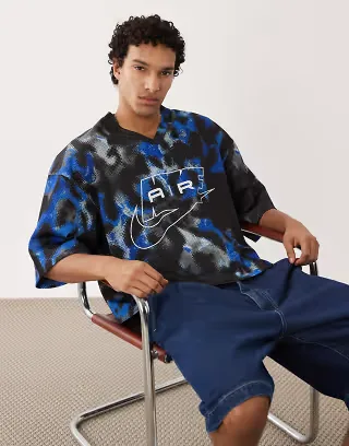 Nike Air football jersey in blue