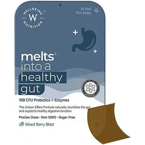 Wellbeing Nutrition Melts Healthy Gut