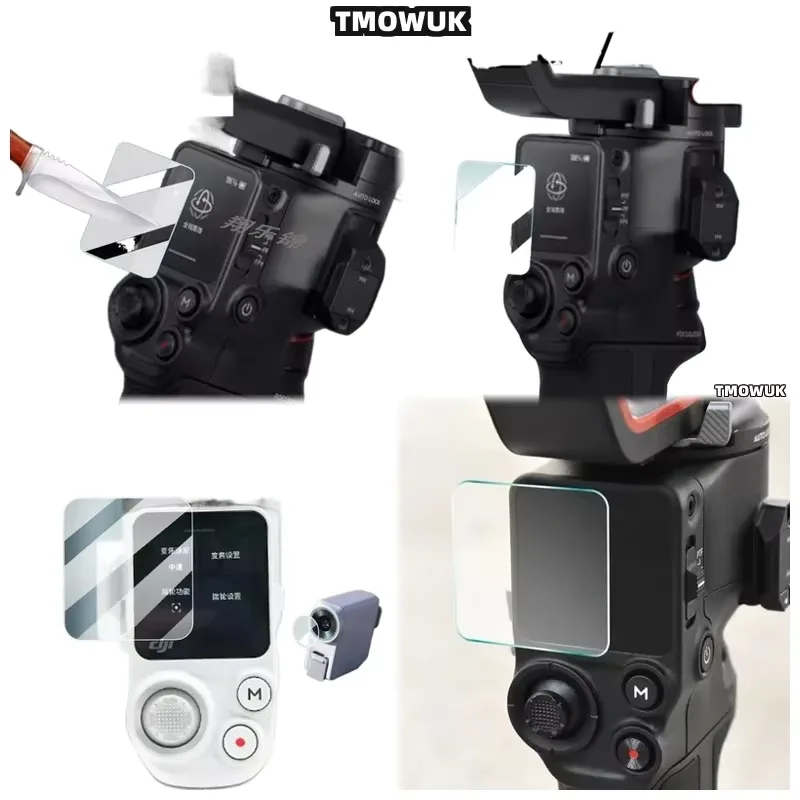 For DJI RS 2 3 Mini RSC2 3 Pro 4 Pro Mini DJI Focus Pro Effective Tempered Glass Screen Guard Protector