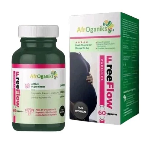 AfrOganiks FreeFlow Herbal Capsule For Women 60 Capsules