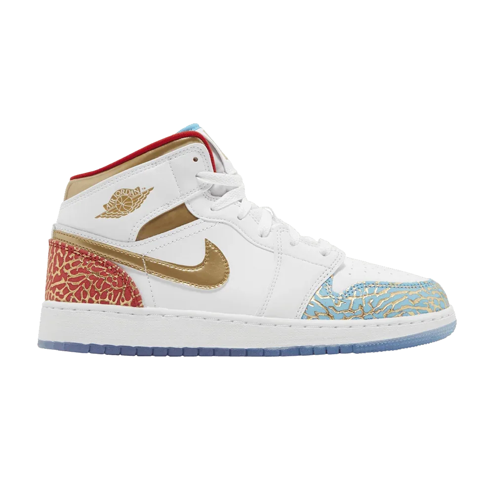 Air Jordan 1 Mid GS NC to Chi