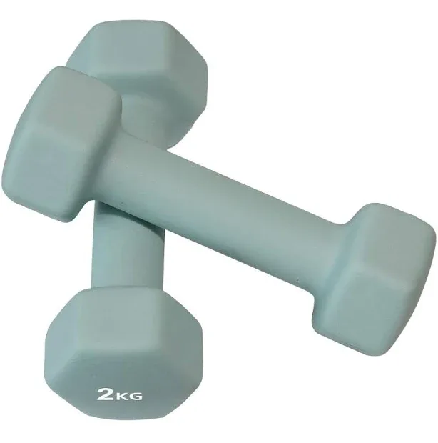 Pro Fitness Neoprene Dumbbells - 2 x 2kg