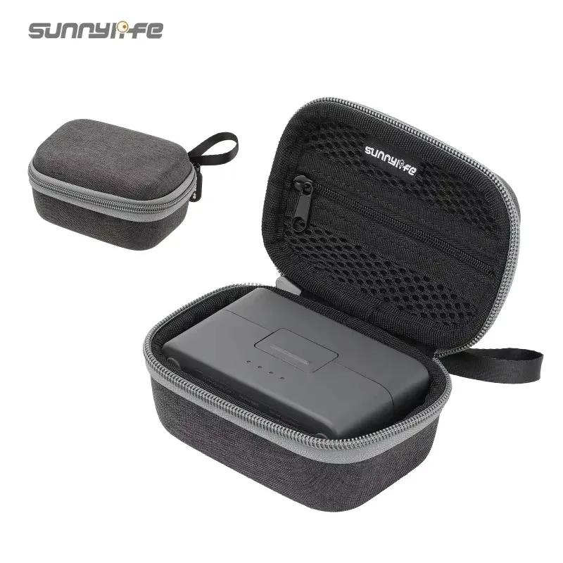 Mini Carrying Case Wireless Microphone Storage Bag Hard Case Outdoor Traveling Vlog Accessories for Mic Mini