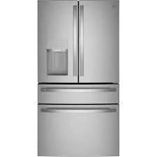 GE Profile 27.6 Cu. Ft. 4-Door French-Door Refrigerator In Stainless Steel