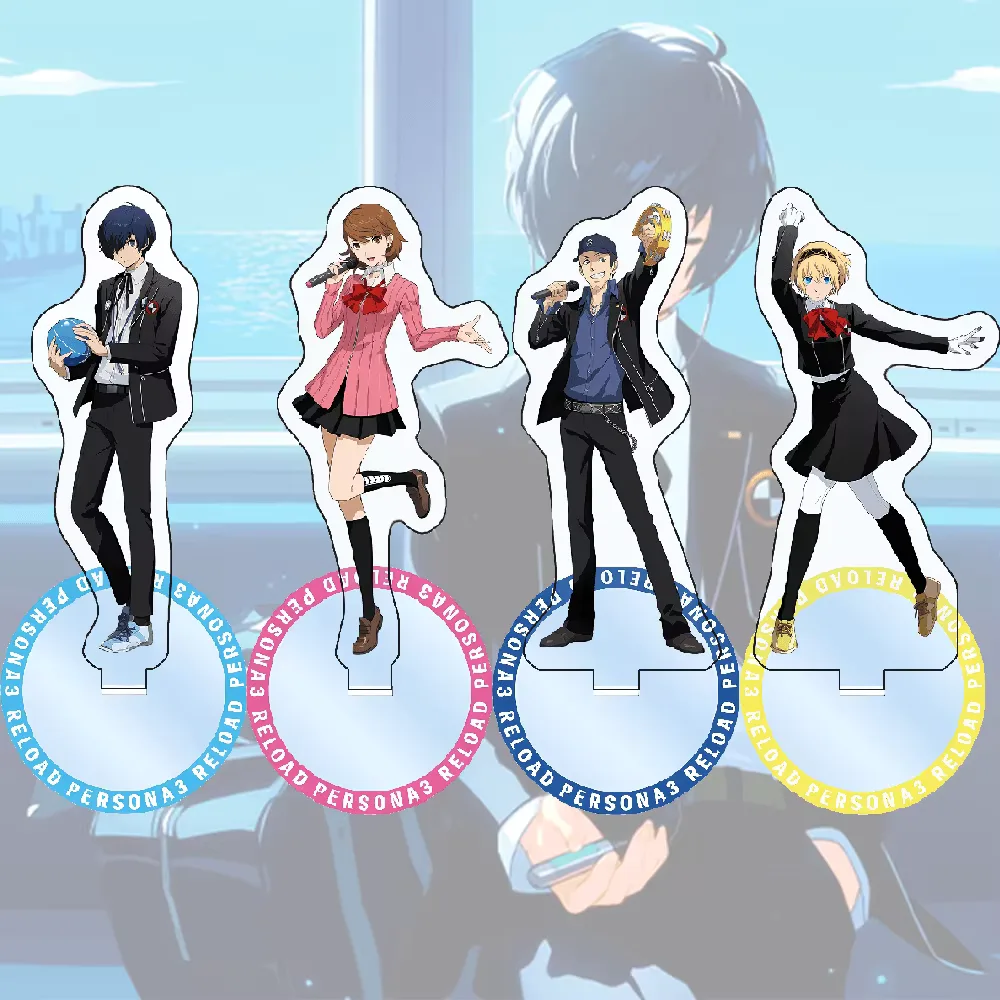 Persona 3 Reload Makoto Yuki Aigis Yukari 15cm Acrylic Stand Keychain Anime Figure Desk Decor Collectible Gift