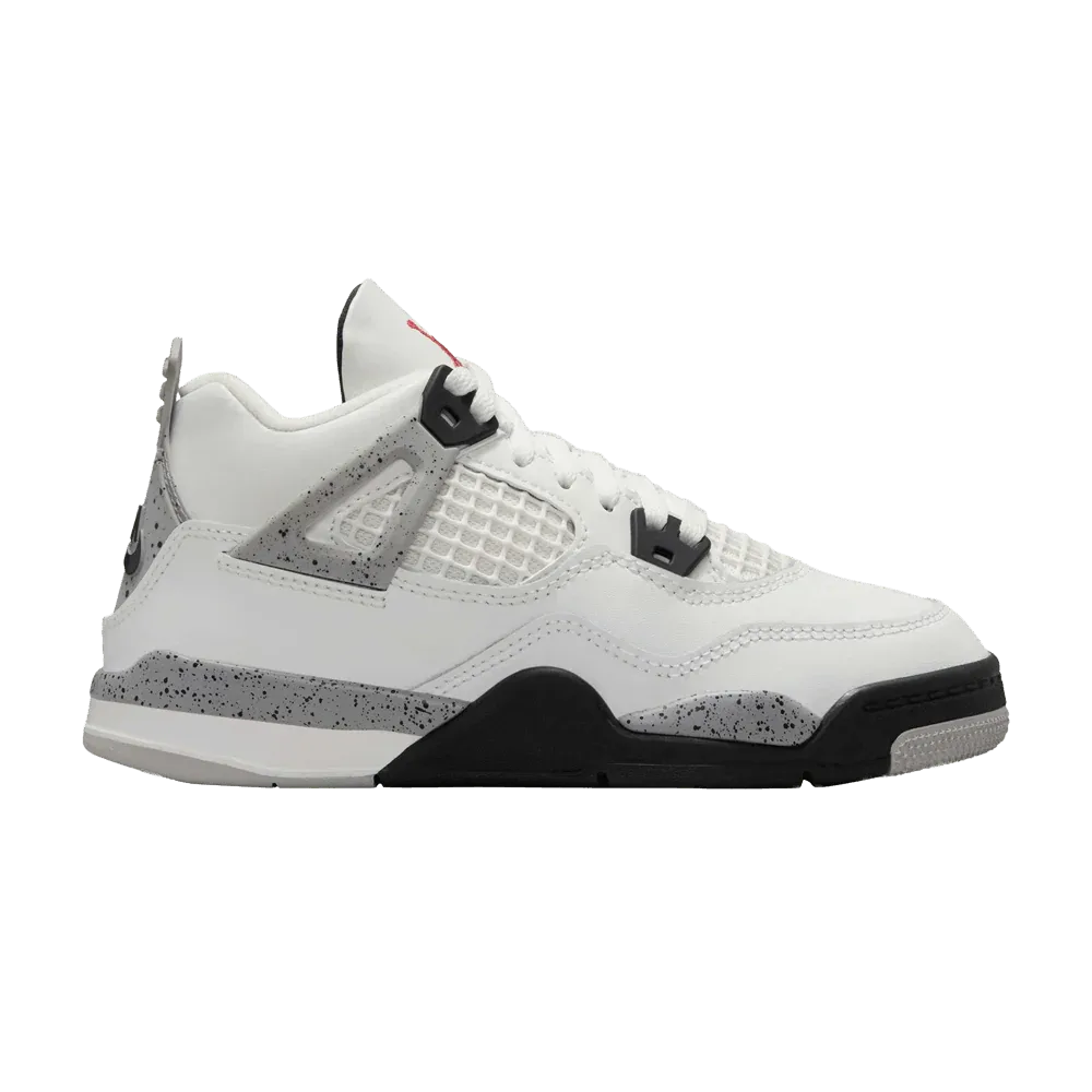 Air Jordan 4 Retro OG PS White Cement 2025