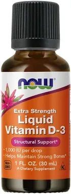 Now Foods Extra Strength Liquid Vitamin D-3