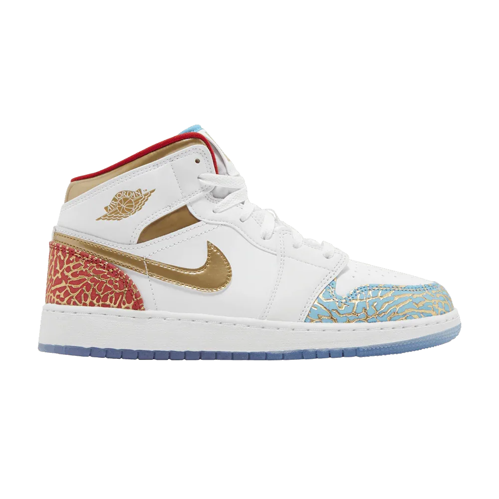 Air Jordan 1 Mid GS NC to Chi