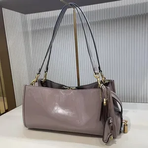 Rogue 34 Satchel Underarm Bag For Women Luxury Designer Handbag Purse 2026 New In Vintage PU Oil Waxed Multi-Story Lock