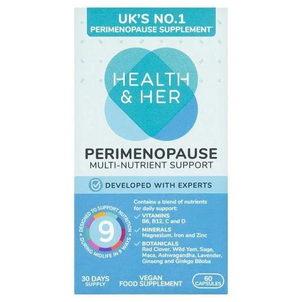 Health & Her Perimenopause Multi Nutrient Support Supplement