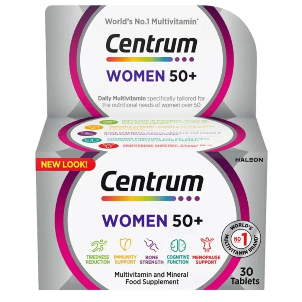 Centrum Women 50+ Multivitamin Tablets x 30