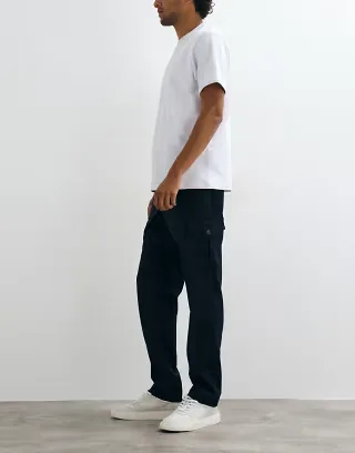 Mango utility trouser in navy