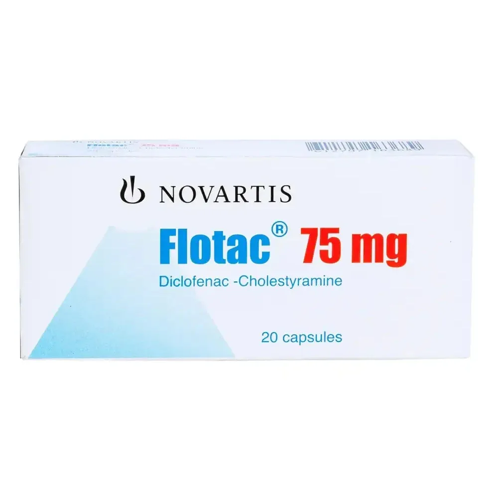 Flotac (Diclofenac/Cholestyramine) 75mg Caps x20