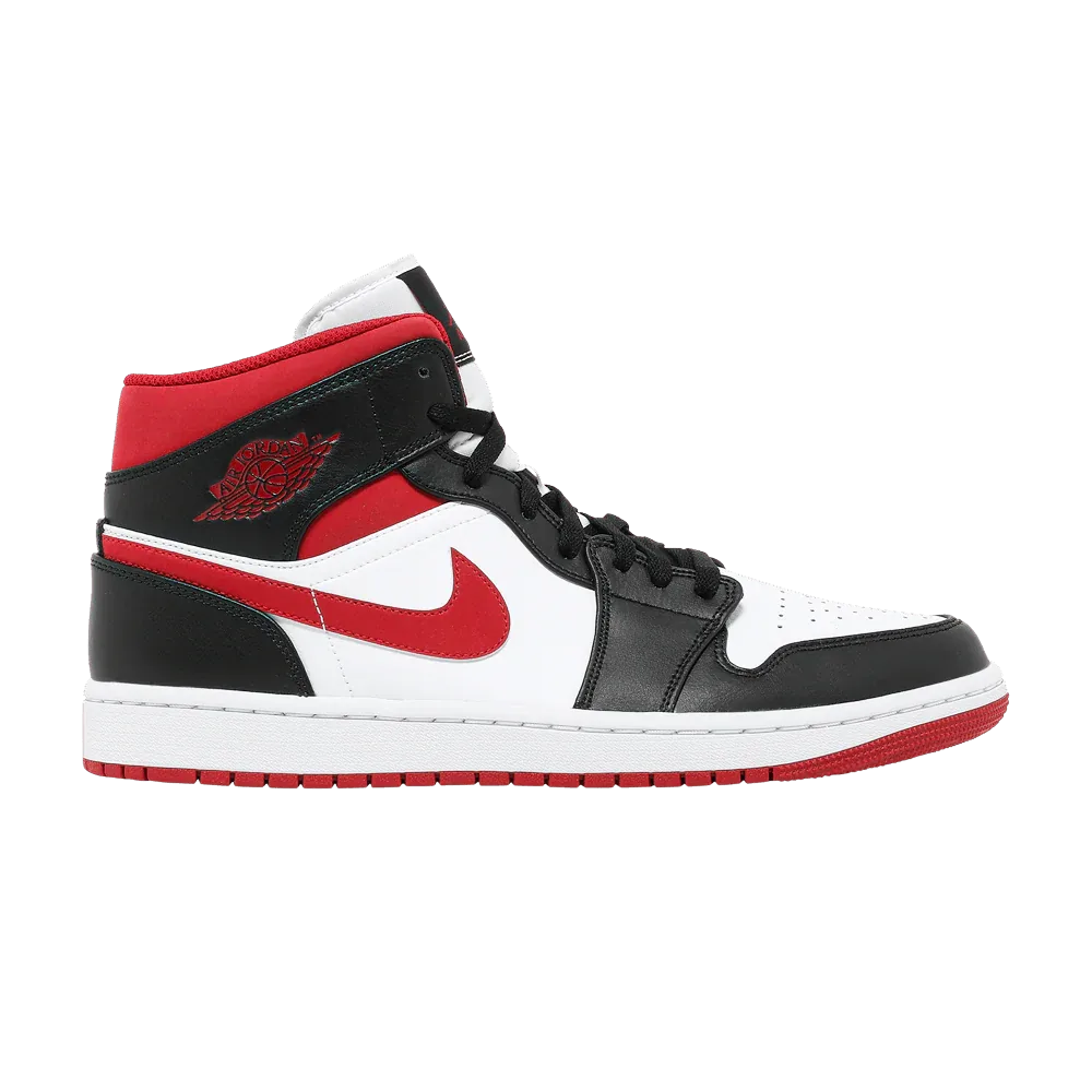 Air Jordan 1 Mid Gym Red Black White