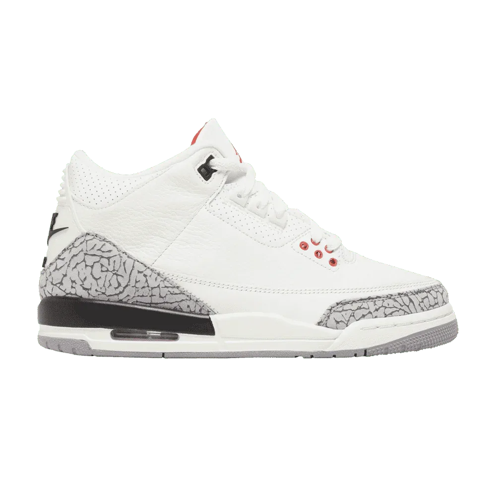 Air Jordan 3 Retro GS White Cement Reimagined
