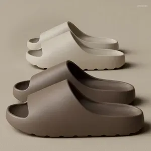 Slippers Coconut Women Fashion Sandals Non Slip Men Thick Shoes Couples Summer Slides High Quality Lightweight EVA Bedro