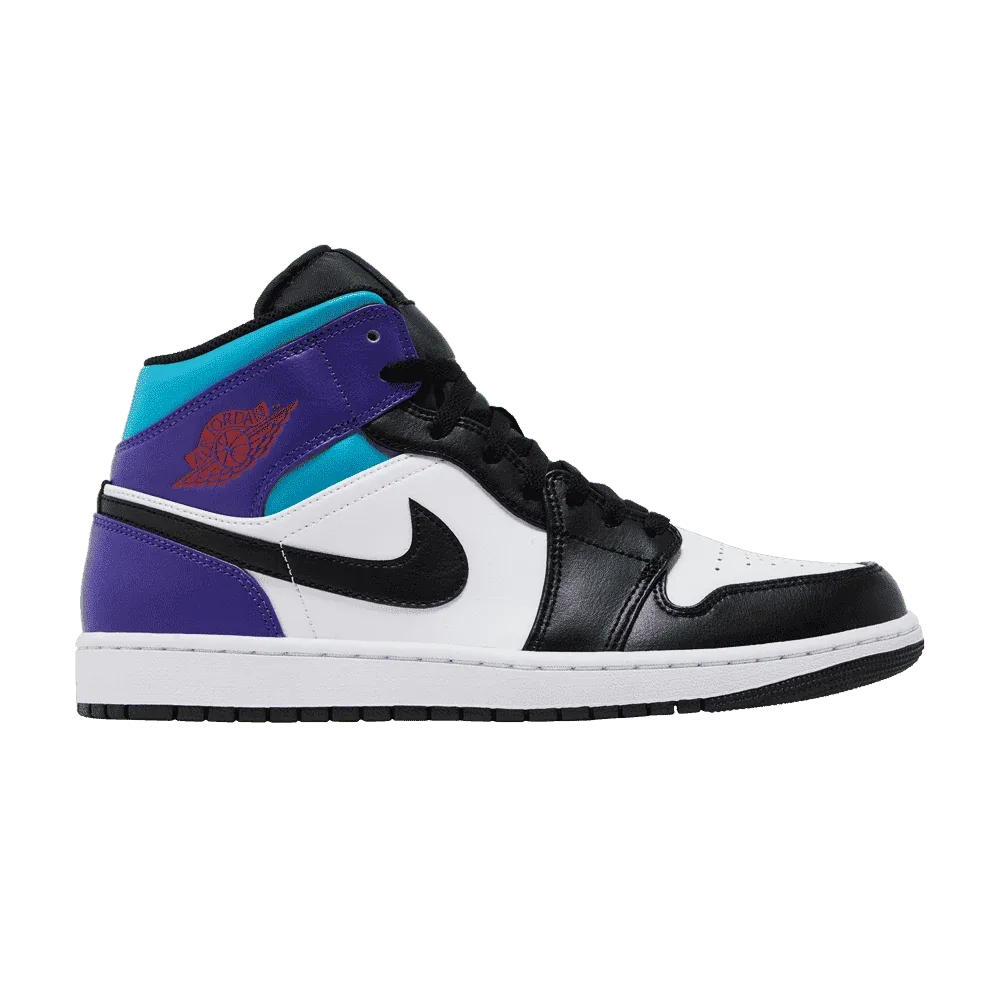 Air Jordan 1 Mid Court Purple Tropical Twist
