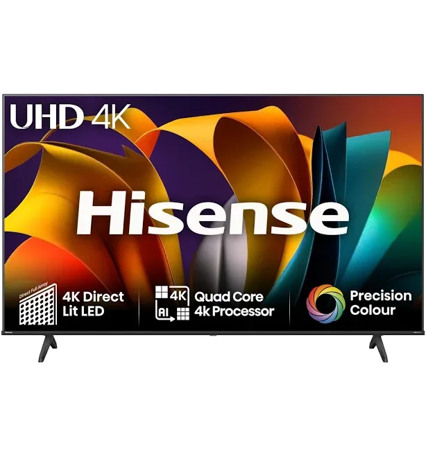 Hisense 50A6NTUK TV 127 cm (50") 4K Ultra HD Smart TV Wi-Fi Black 300 cd/m²