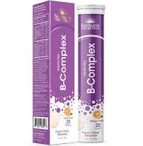 Sunshine Nutrition B Complex Sugar Free Effervescent 20's