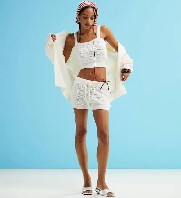 ASOS Open Knit Mini Shorts