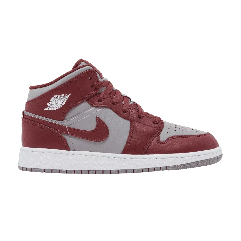 Air Jordan 1 Mid Cherrywood Red