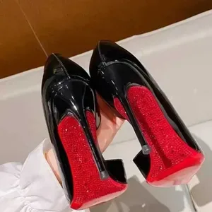 X260401 High Heels - Women's Pointed Toe Stiletto Slip-On Shoes - Solid Color Party and Banquet Fashion Pumps