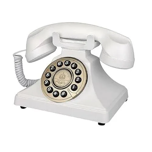 Vintage Telephone Corded Retro Landline Phones for Home Single Line Old Fashion House Phone with Loud Ringer for Seniors