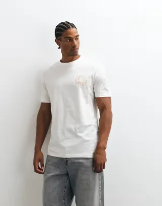 HUGO Boss Nemodo regular fit T-shirt in white