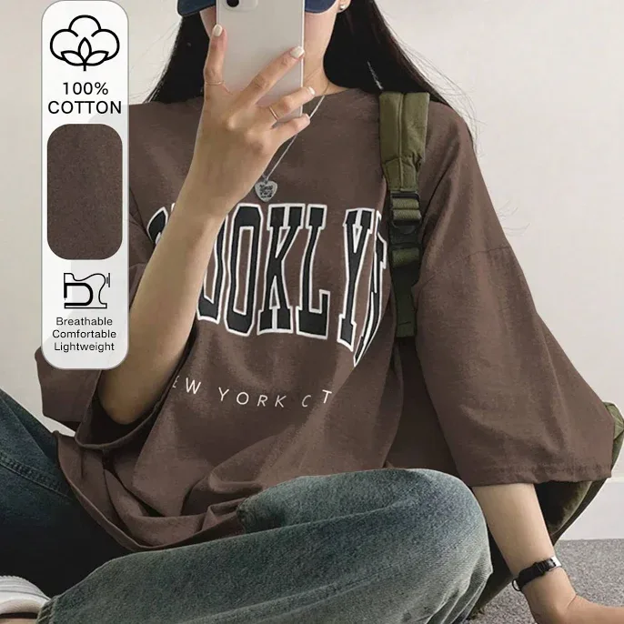 DAZY Letter Graphic Drop Shoulder Oversized Tee,XL