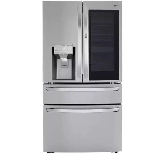 LG 23 Cu. Ft. Smart Instaview Door-in-Door Counter-Depth Refrigerator with Craft Ice