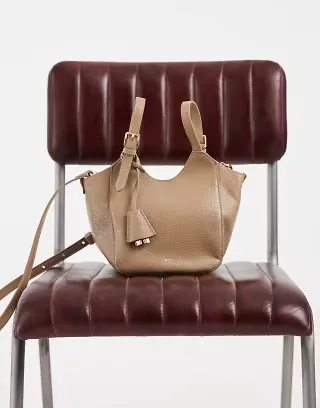 JW PEI Ines padlock mini tote bag in beige