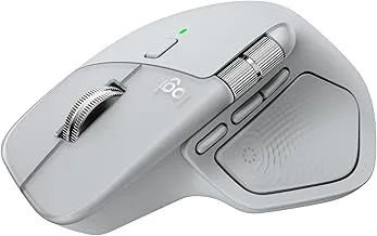 MX Master 4, Ergonomic Wireless Mouse with Advanced Performance Haptic Feedback, Ultra-Fast Scrolling, USB-C Charging, B