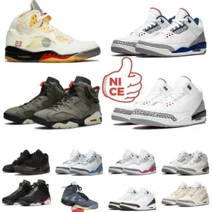 3 Basketball Shoes Trainers for Men and Women - True Blue, Grey, Black, White, Green, Cement, Sail, Muslin, Reverse Meta