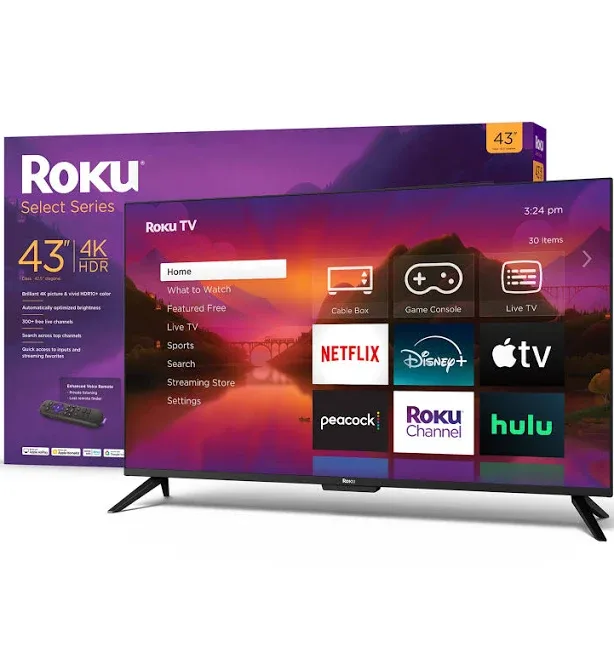 Roku 4K HDR Smart TV with Remote Select Series