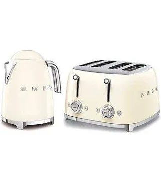 Smeg Kettle & 4 Slice Toaster Matching Set