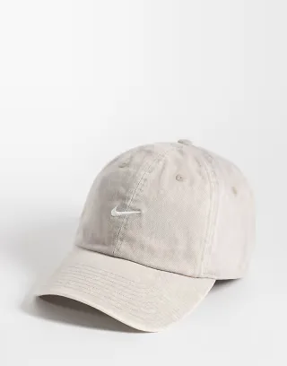 Nike Club Denim cap in beige