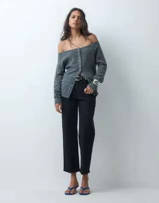 ASOS DESIGN ankle grazer comfort stretch straight leg jeans in black