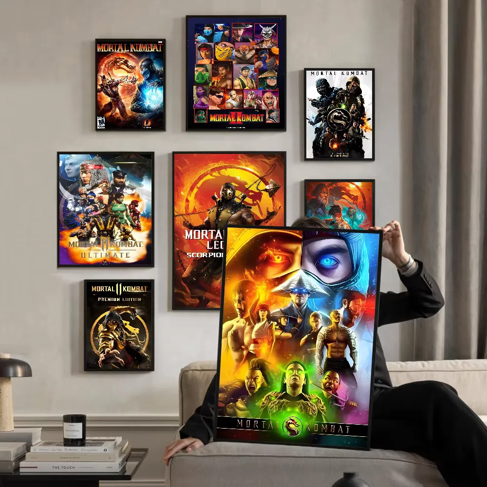 Mortal Kombat Game Good Quality Prints And Posters Whitepaper Prints Posters Artwork Wall Decor