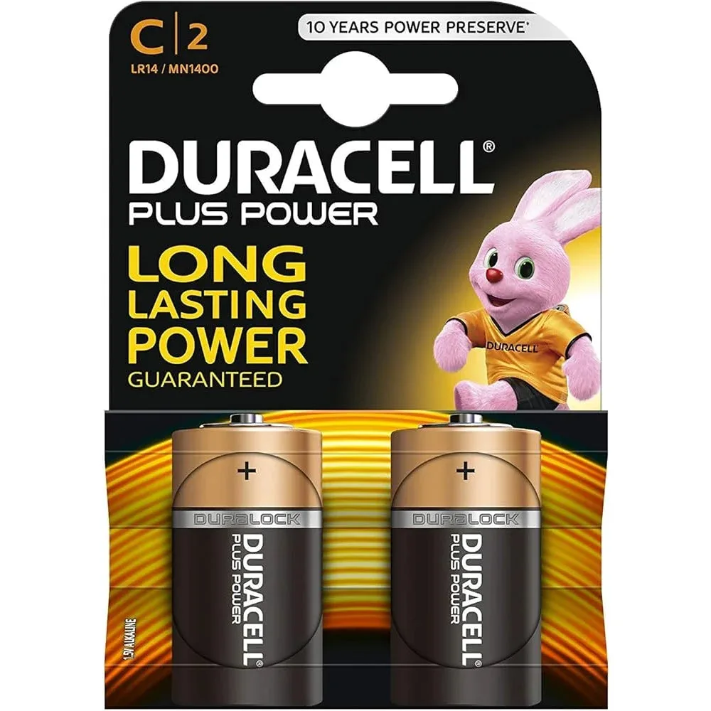 Duracell Battery Plus Power C (LR14 MN1400) x2