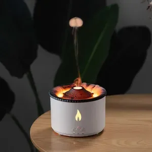 Jellyfish Flame Air Humidifiers - Essential Oil Aromatherapy Mist Maker for Home - Automatic Aroma Sprayer for Family Re