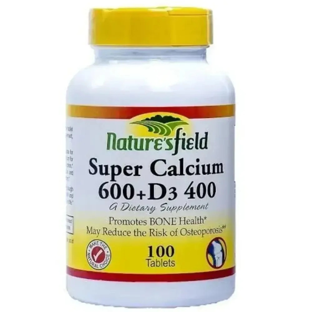 Nature's Field Super Calcium + D3 x100