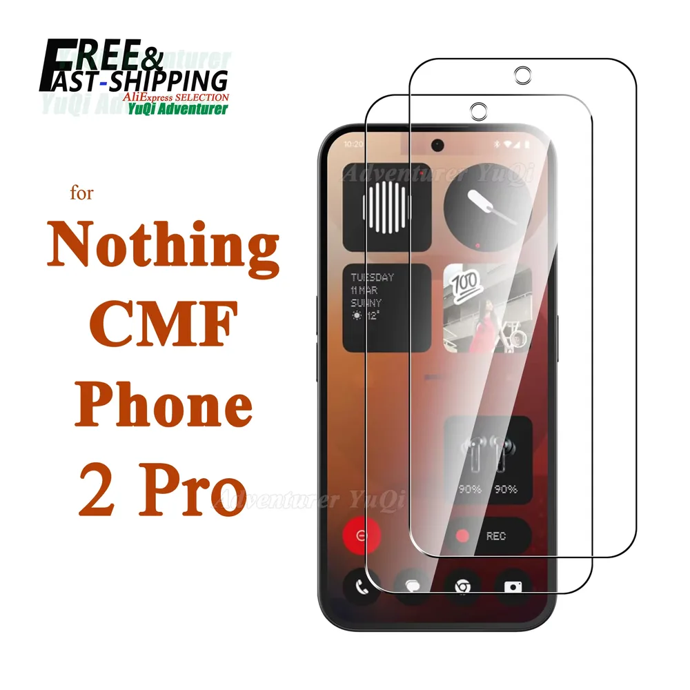 Screen Protector For Nothing CMF Phone 2 Pro Tempered Glass HD 9H Transparent Clear Anti Scratch Case Friendly