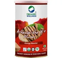 Organic Wellness Premium Organic Ashwagandha Powder|Ayurvedic Support for Stress, Mental Calmness & Anxiety Issues|Certi