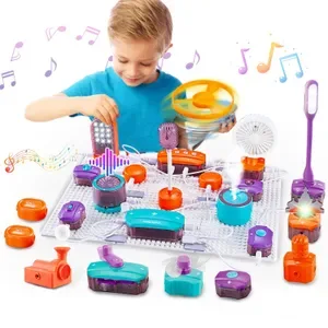 VATOS Science Circuit Kit for Kids - 150 DIY Electronics Projects - Educational Physics Experiment Board Toy for Ages 6+