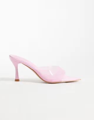 SIMMI London Shona heeled mule sandals in pink